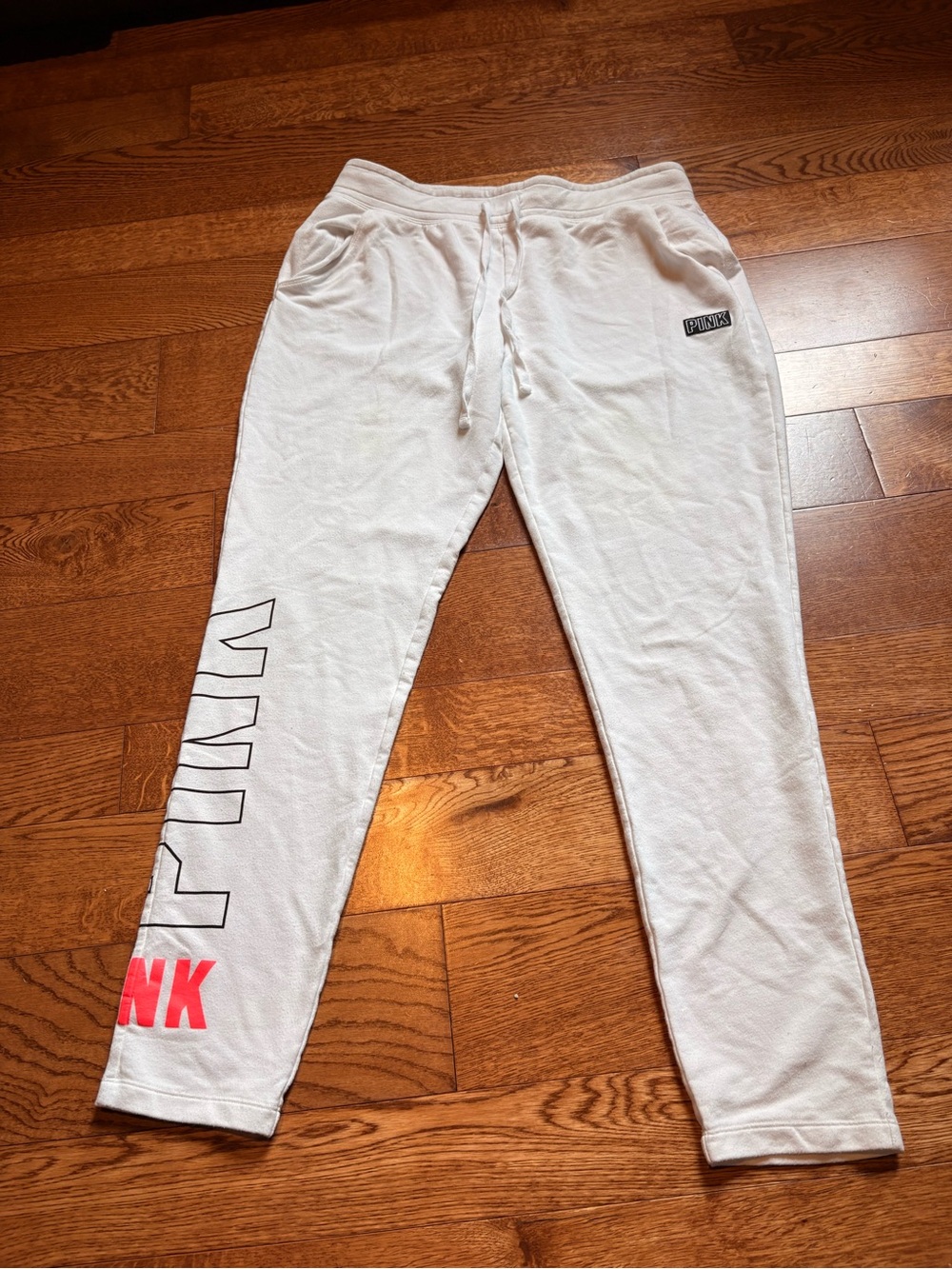 PINK Victoria's Secret White Fitted Pants